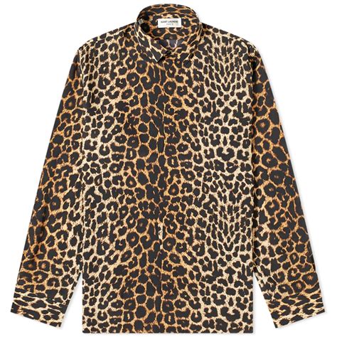 ysl leopard shirt|Saint Laurent Official Online Store .